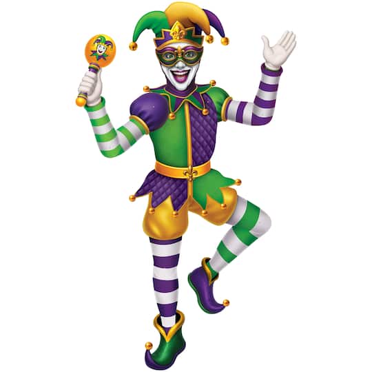 Beistle 3ft. Jointed Mardi Gras Jester